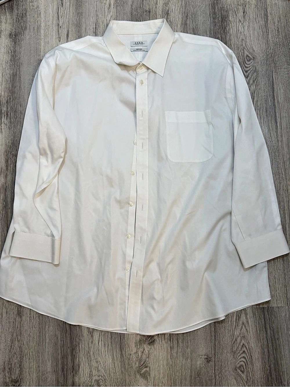 ENRO Non-Iron Cotton Dress Shirt Size 18 1/2 (32-33)